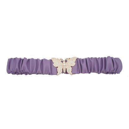 Butterfly Ruched Belt