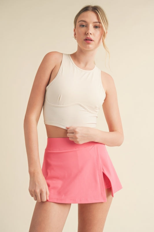 Corset Cropped Tank Top