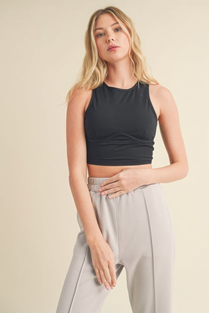 Corset Cropped Tank Top
