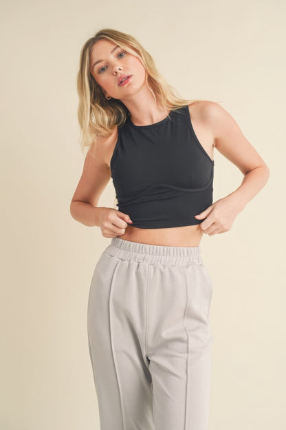 Corset Cropped Tank Top